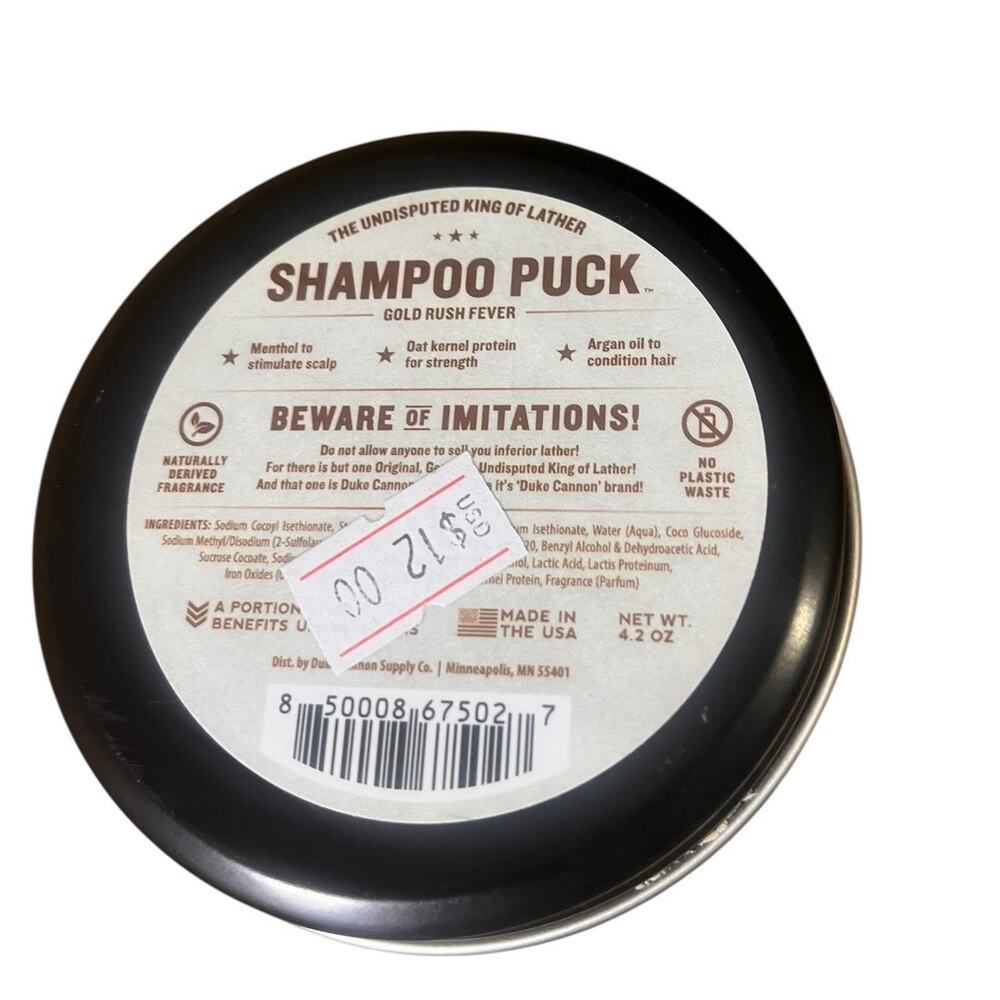 Duke Cannon News Anchor Shampoo Puck Concentrate Equals 5 bottles - Picture 2 of 3